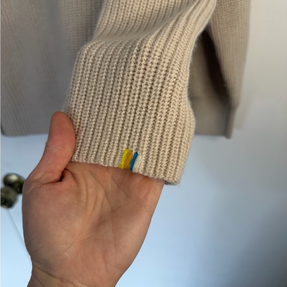 Vuori merino wool knit sweater - Picture 3 of 5